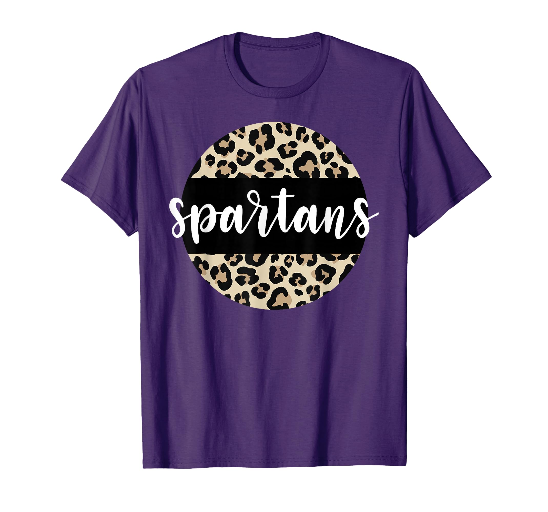Leopard Spartans Team Mascot T-Shirt - Casual Everyday Wear for Adults