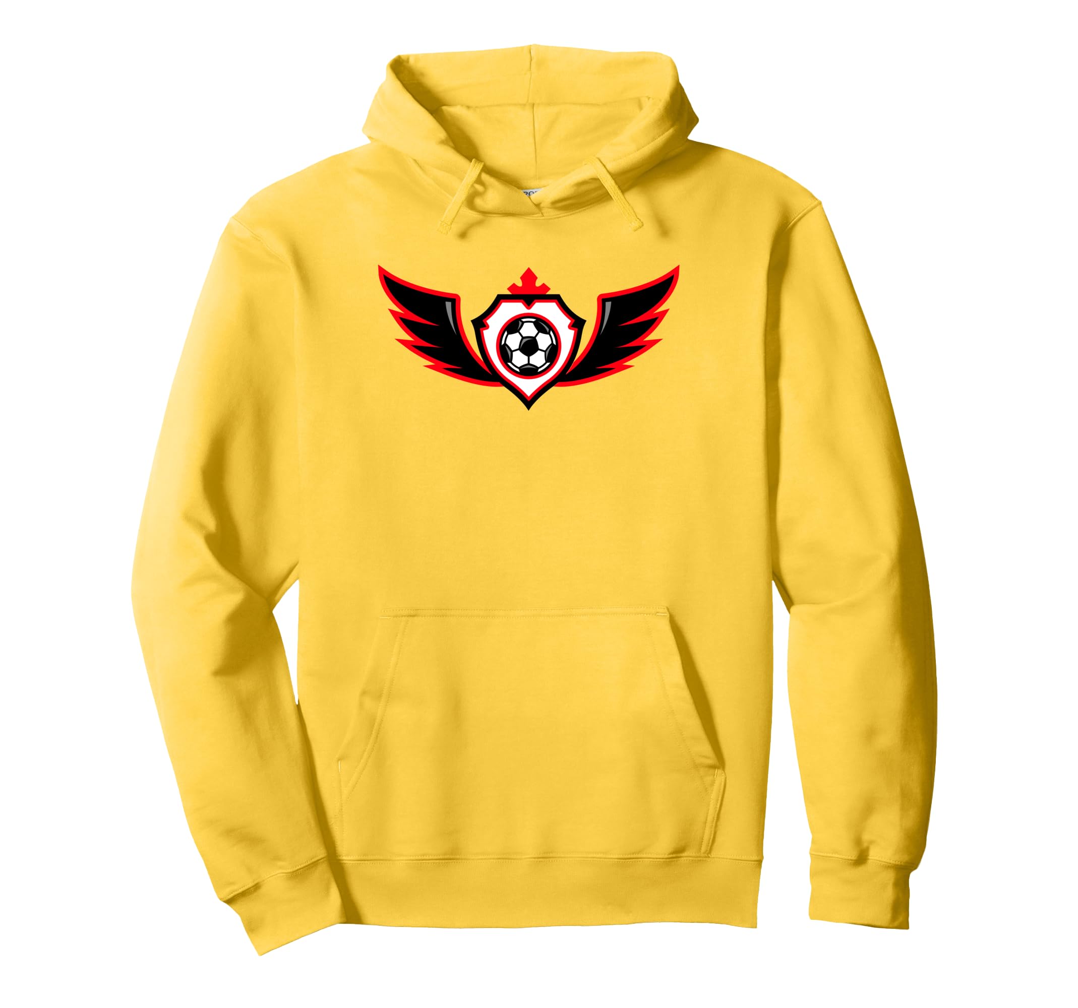 I Love Soccer I Heart Soccer Funny Hoodie - Minimalist Print for Adults