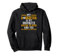 My Daughter My Favorite Soccer Player Hoodie - Trendy Graphic for Adults