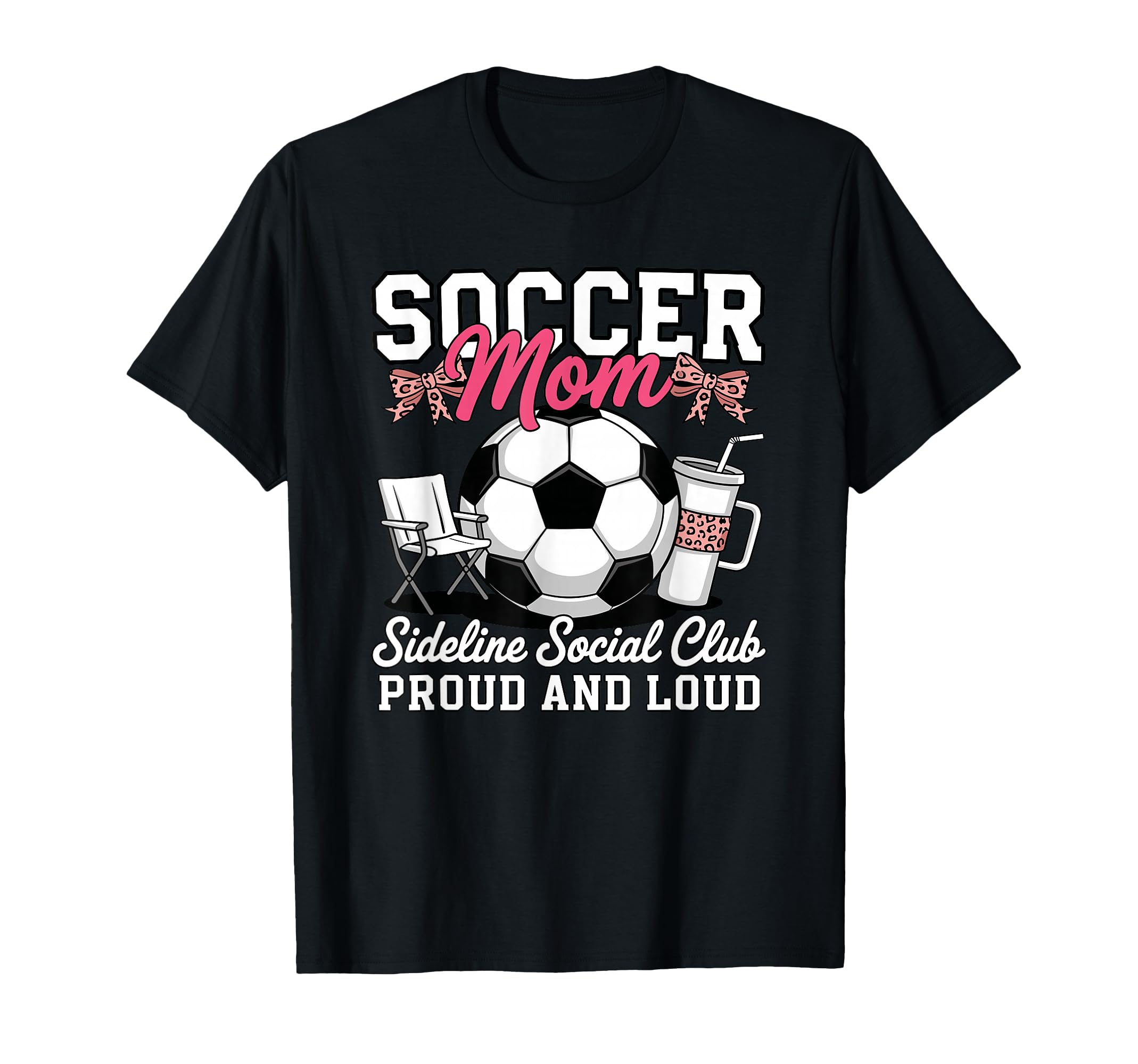 Soccer Mom Sideline Social Club T-Shirt - Streetwear Style for Adults