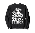 Proud Mom 2026 Senior Soccer Sweatshirt - Trendy Graphic Men Women