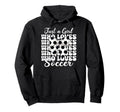 Just Who Loves Soccer Coquette Bow Hoodie - Graphic Print Unisex