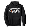 Proud My Funny Soccer Basketball Mom Hoodie - Graphic Print for Adults