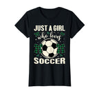Just Who Loves Soccer Plaid Bows Soccer T-Shirt - Graphic Print for Adults
