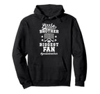 Little Brother Hockey Goalie Hoodie - Fun Novelty Design for Adults