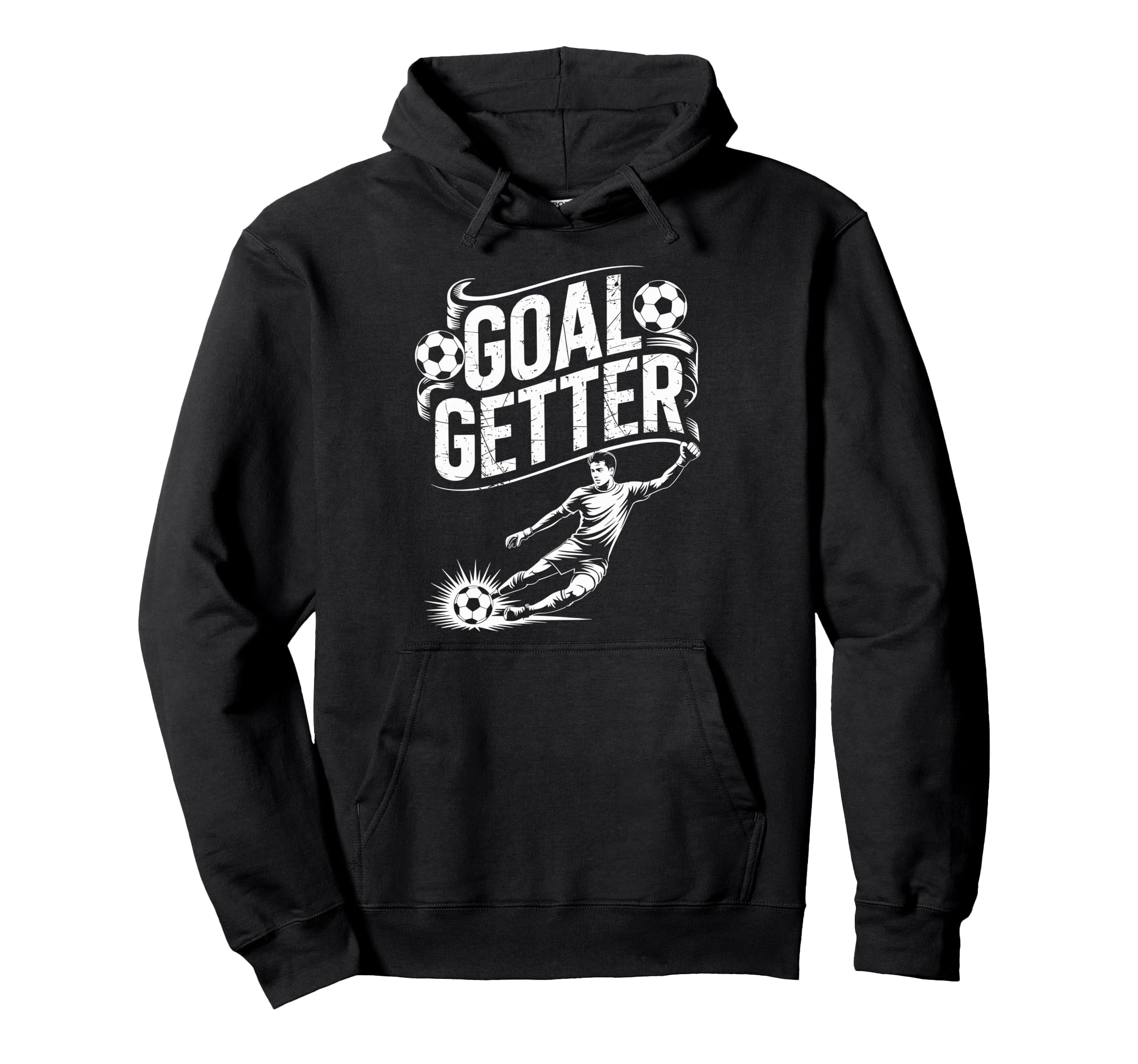 Soccer Lover And Goal Keeper Soccer Hoodie - Graphic Print for Adults
