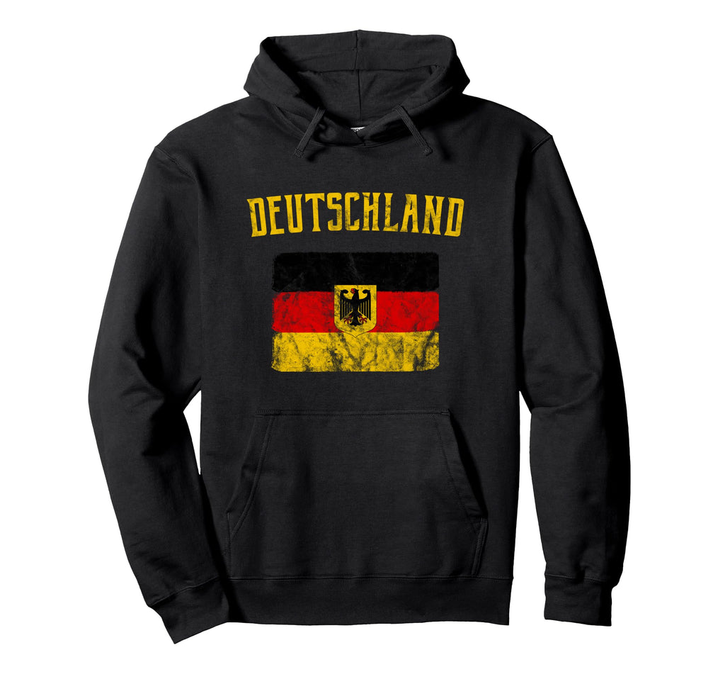 Deutschland German Flag Hoodie - Fun Novelty Design for Adults
