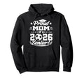 Proud Mom 2026 Senior Soccer Graduate Hoodie - Casual Everyday Wear Unisex