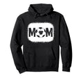 Soccer Mom Heart Ball Sports Fan Mothers Hoodie - Minimalist Print Unisex