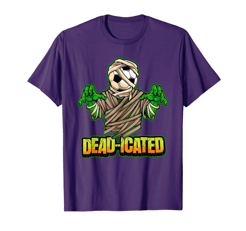 Zombie Soccer Player Scary Soccer T-Shirt - Graphic Print for Adults