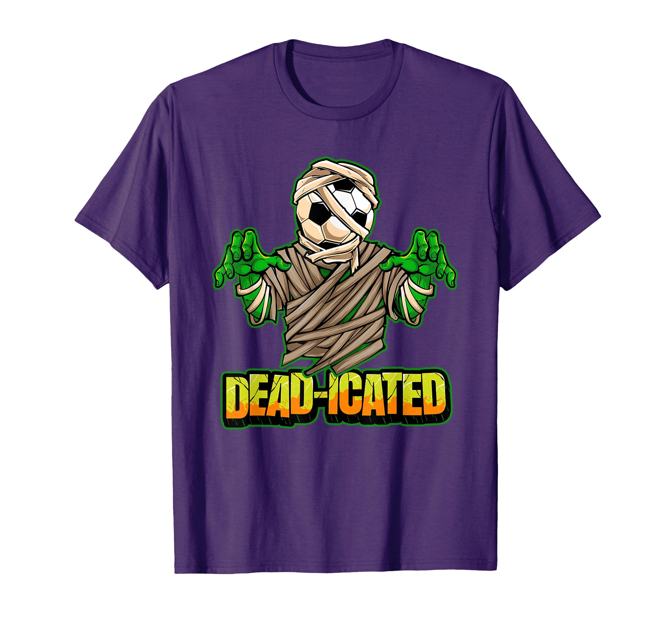 Zombie Soccer Player Scary Soccer T-Shirt - Graphic Print for Adults