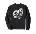 Soccer Nana Heart Grandma Nana Sweatshirt - Custom Art Print Men Women