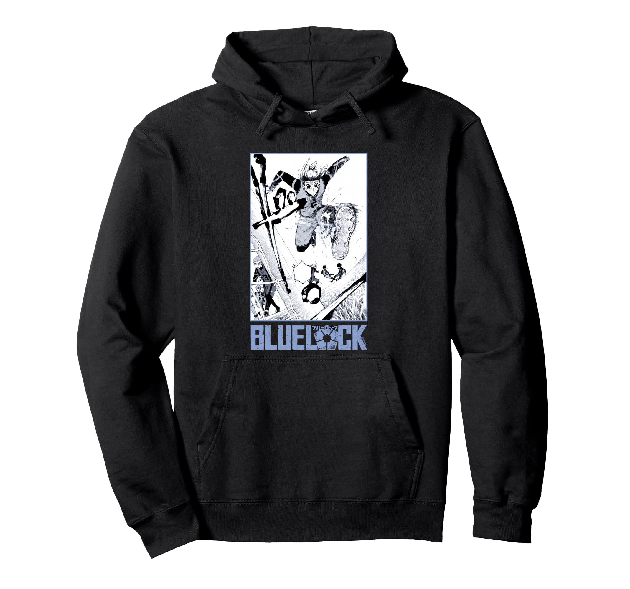 Blue Lock Gin Gagamaru Goalkeeper Big Chest Hoodie - Trendy Graphic Unisex