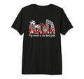 My Heart Is That Field Soccer Mom T-Shirt - Graphic Print for Adults