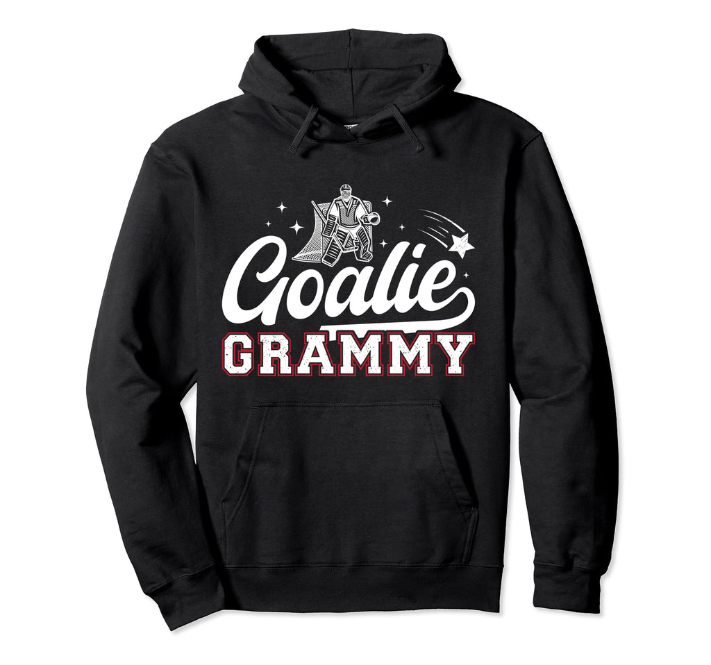 Ice Hockey Goalie Grammy Ice Hockey Hoodie - Novelty Apparel Men Women