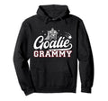 Ice Hockey Goalie Grammy Ice Hockey Hoodie - Novelty Apparel Men Women