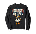 Outnumbered Funny Mom Goose Sweatshirt - Casual Everyday Wear Unisex