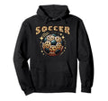 Soccer Ball Leopard Hoodie - Unique Graphic Men Women