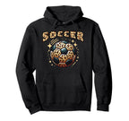Soccer Ball Leopard Hoodie - Unique Graphic Men Women