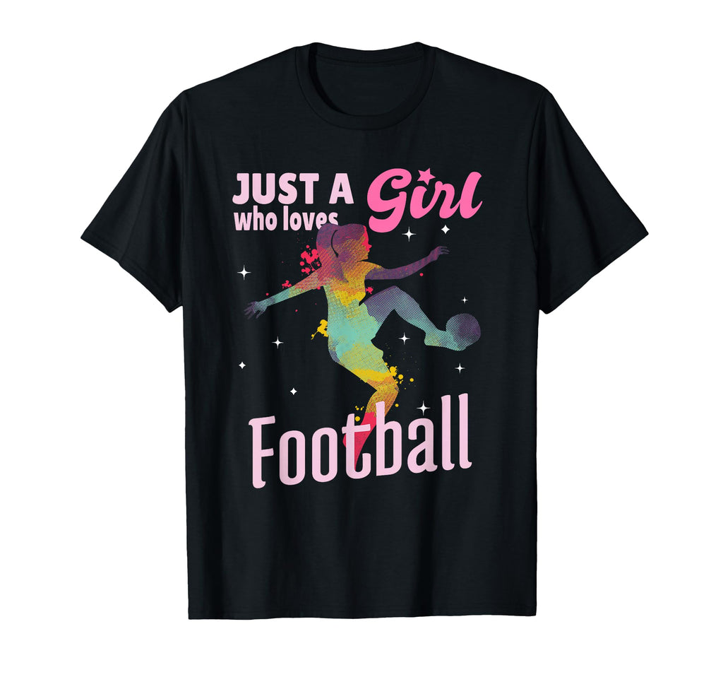 Just Who Loves Football Player Soccer Gift T-Shirt - Trendy Graphic Unisex