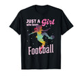 Just Who Loves Football Player Soccer Gift T-Shirt - Trendy Graphic Unisex