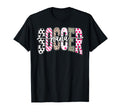 Soccer Nana Game Day Stripes Leopard T-Shirt - Streetwear Style Men Women