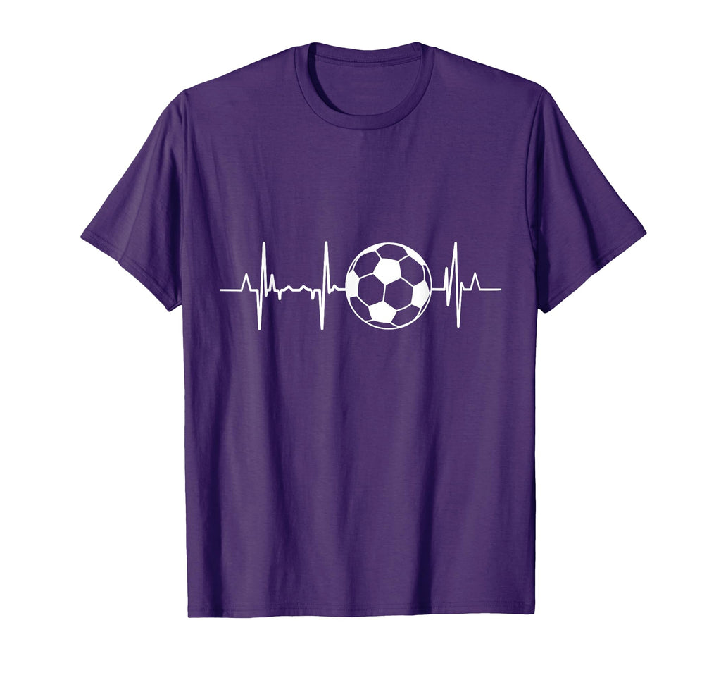 Soccer Heartbeat T-Shirt - Minimalist Print Unisex