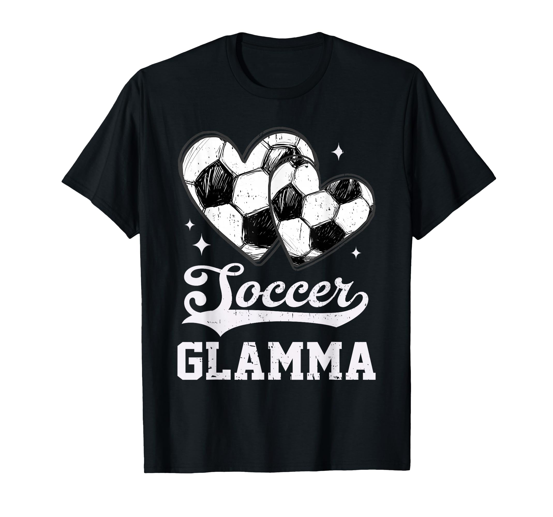 Soccer Heart Glamma Soccer Player T-Shirt - Novelty Apparel for Adults