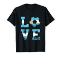 Argentina Love Ball Argentina Soccer T-Shirt - Streetwear Style Men Women