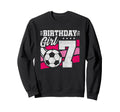 7 Year Old Soccer Birthday 7Th Birthday Sweatshirt - Unique Graphic Unisex