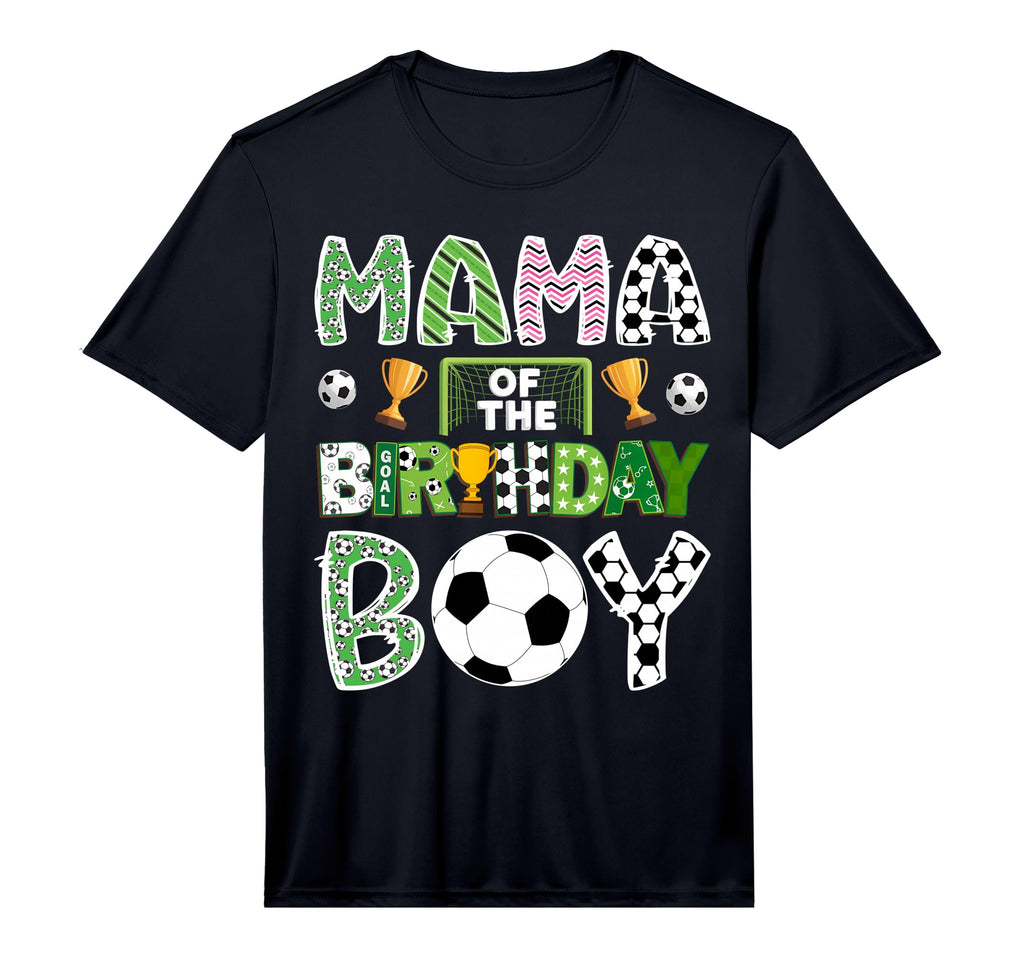 Mama Birthday Soccer Player Game Day T-Shirt - Trendy Graphic Unisex