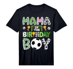 Mama Birthday Soccer Player Game Day T-Shirt - Trendy Graphic Unisex
