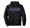 Alabama Soccer Purple Text Hoodie - Trendy Graphic for Adults