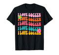 Soccer Player Soccer Mom Who Loves T-Shirt - Minimalist Print for Adults