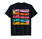 Soccer Player Soccer Mom Who Loves T-Shirt - Minimalist Print for Adults