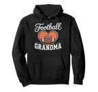 Football Grandma Heart Leopard Soccer Hoodie - Aesthetic Graphic Men Women