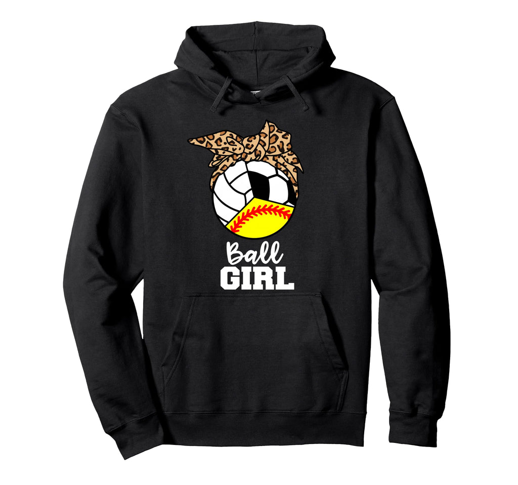 Ball Funny Softball Volleyball Hoodie - Aesthetic Graphic for Adults