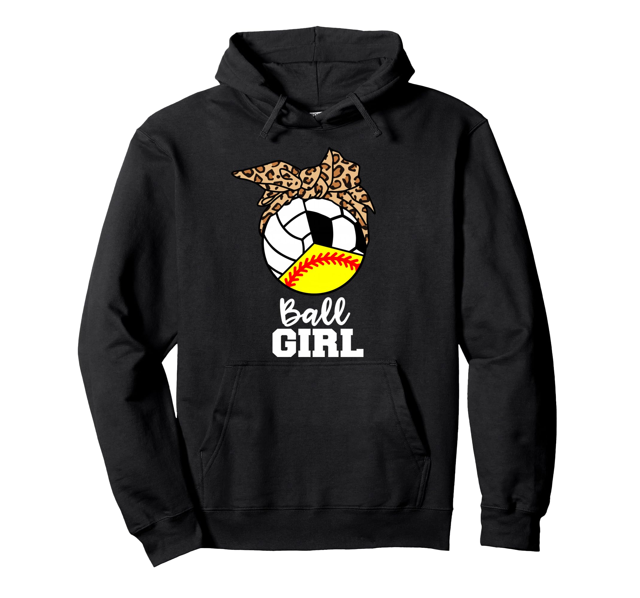 Ball Funny Softball Volleyball Hoodie - Aesthetic Graphic for Adults