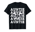 Coquette Soccer Auntie Matching Family T-Shirt - Custom Art Print Unisex