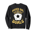Soccer Goals Soccerball Tiara Crown Sweatshirt - Unique Graphic Men Women