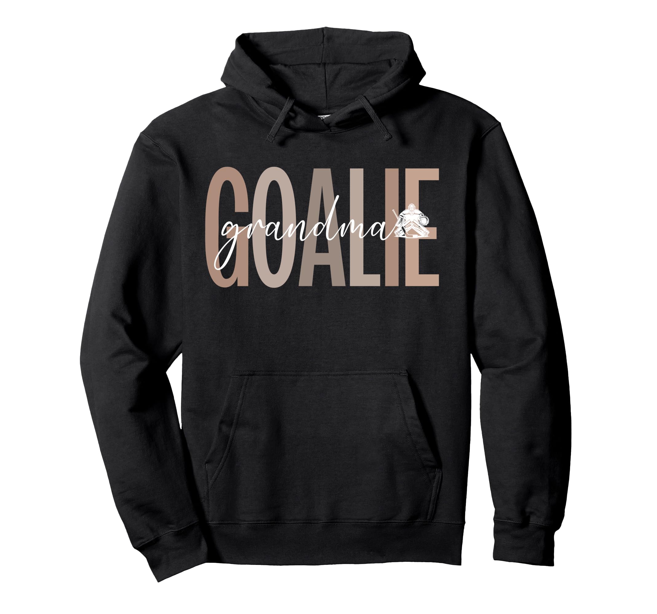 Ice Hockey Goalie Grandma Hockey Keeper Hoodie - Trendy Graphic Men Women