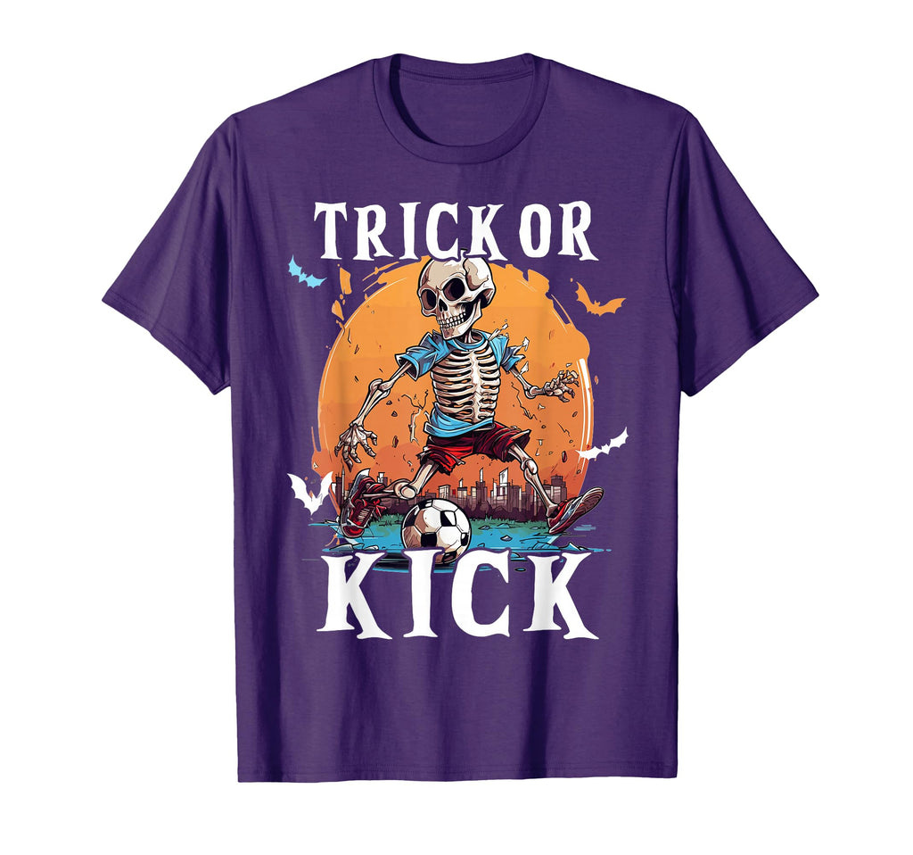 Soccer Skeleton Halloween Soccer Player T-Shirt - Unique Graphic Unisex