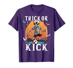 Soccer Skeleton Halloween Soccer Player T-Shirt - Unique Graphic Unisex