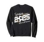 Proud Mama 2025 Senior Soccer Ball Sweatshirt - Novelty Apparel Men Women