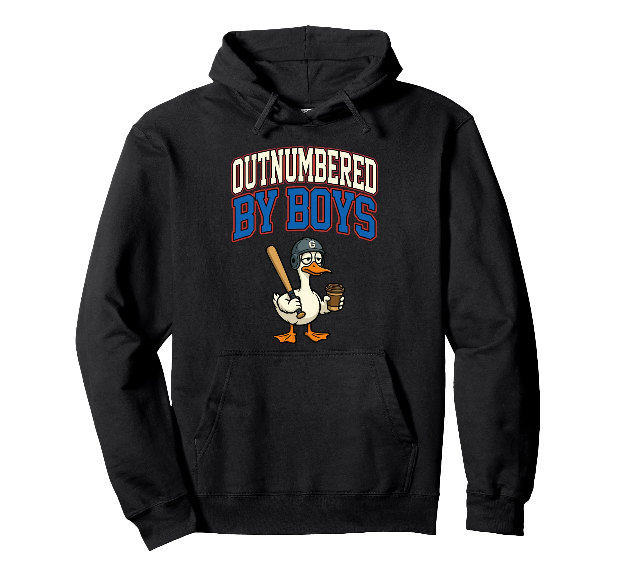 Funny Mom Goose Mothers Day Outnumbered Hoodie - Unique Graphic Men Women