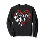 Soccer Titi Heart Titi Soccer Sweatshirt - Custom Art Print for Adults