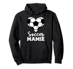 Soccer Mamie Funny Soccer Heart Hoodie - Casual Everyday Wear Men Women