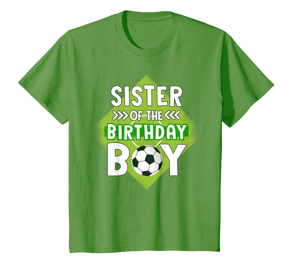 Sister Birthday Sister Soccer Birthday T-Shirt - Custom Art Print Men Women