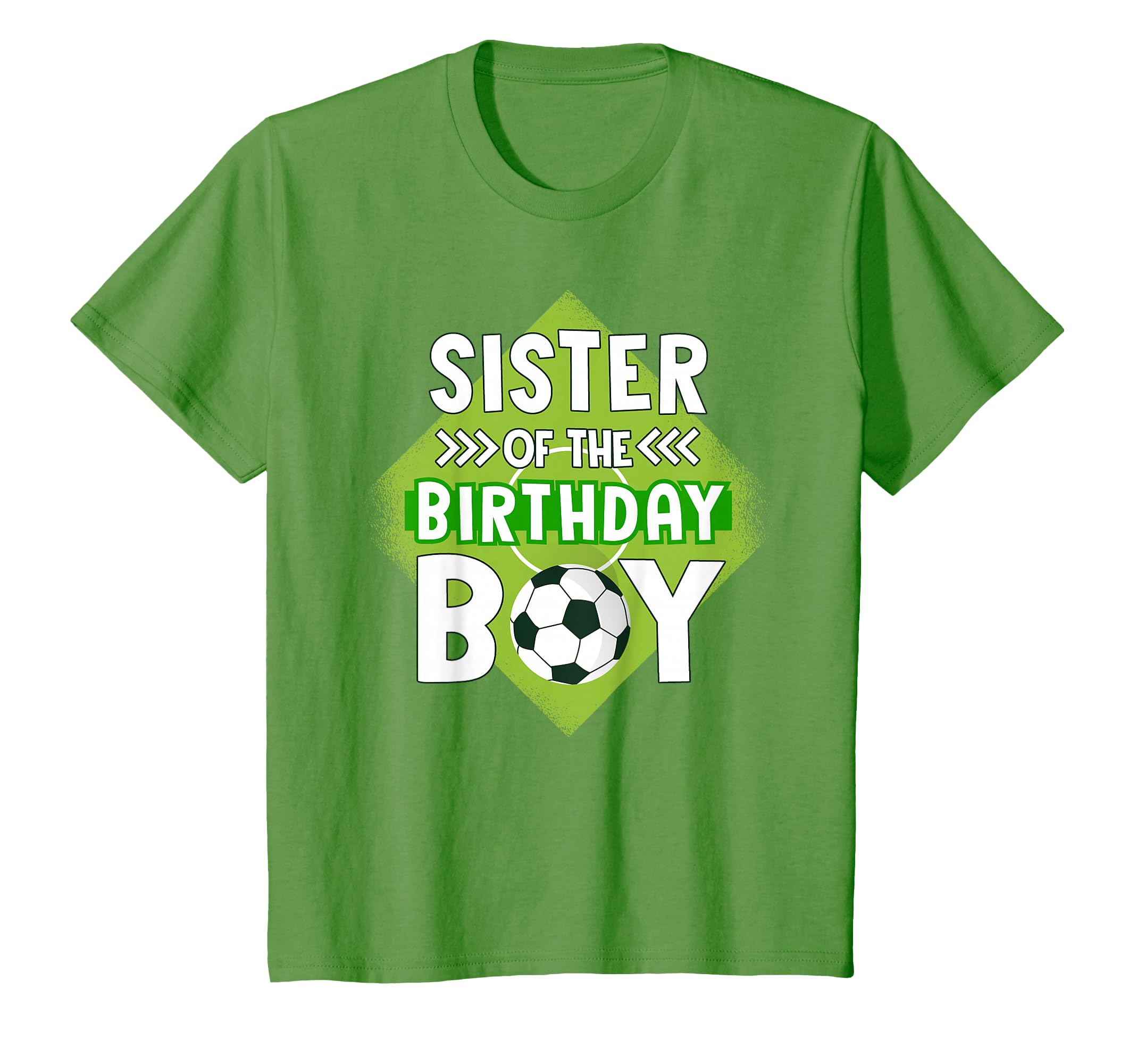 Sister Birthday Sister Soccer Birthday T-Shirt - Custom Art Print Men Women