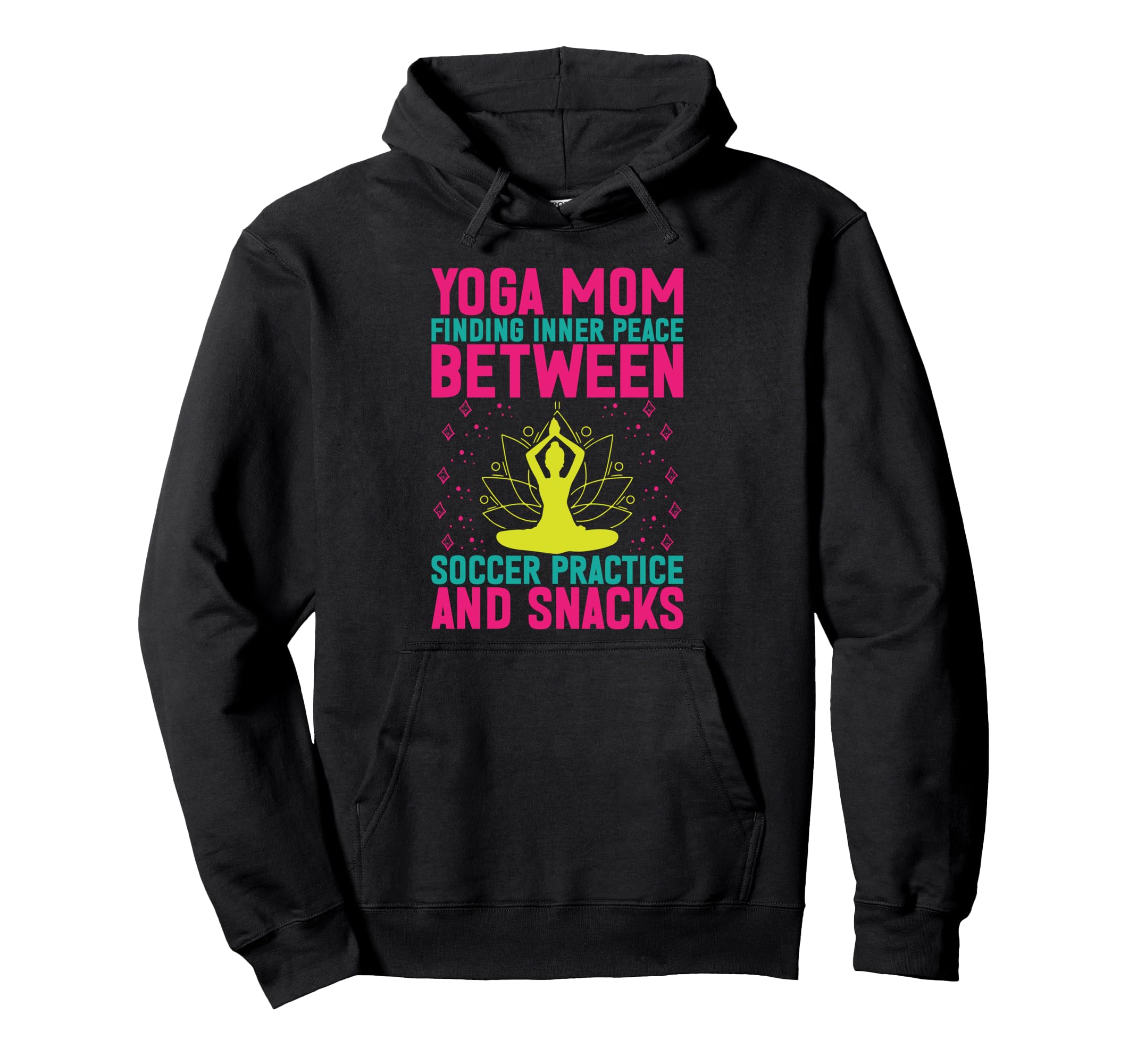 Finding Inner Peace Between Soccer Hoodie - Graphic Print for Adults